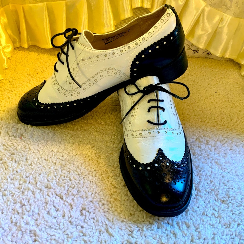 STEVEN BY STEVE MADDEN MELIN WOMENS LEATHER OXFORDS